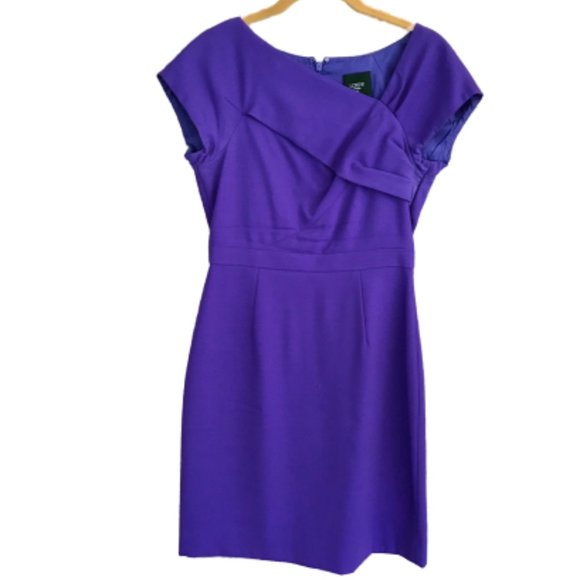 J Crew Suiting Wool Purple Dress Size 2 - Picture 2 of 10